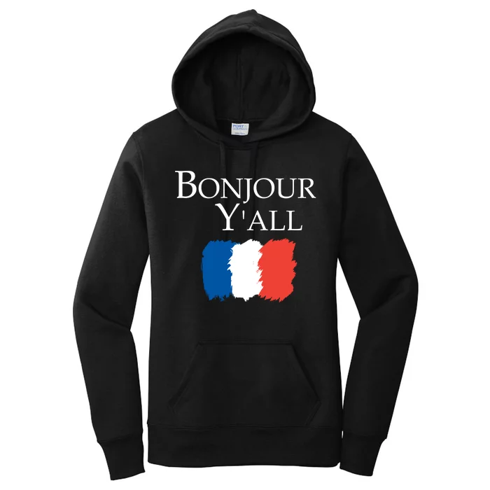 Bonjour Y'all French Parris Women's Pullover Hoodie