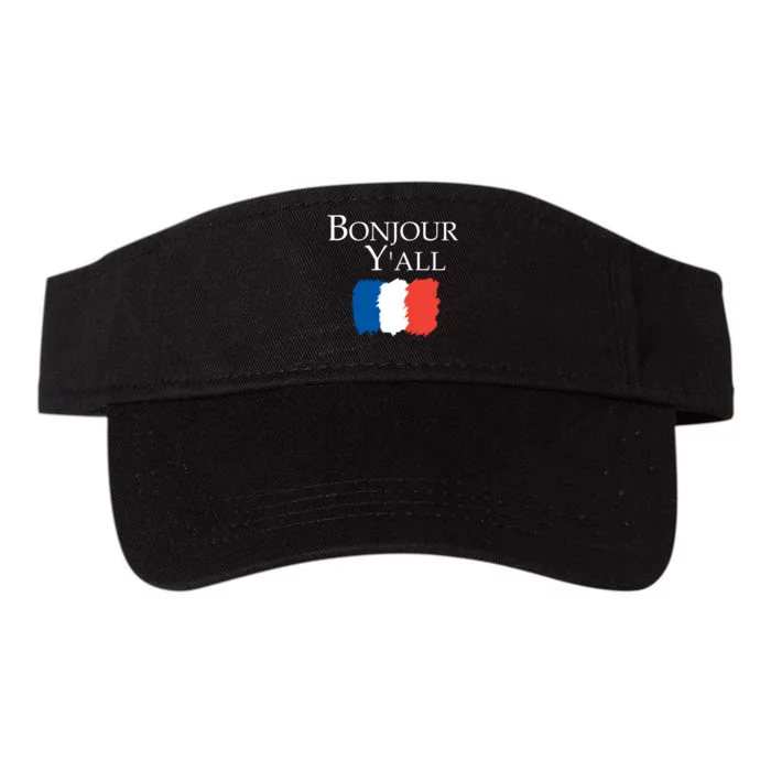 Bonjour Y'all French Parris Valucap Bio-Washed Visor