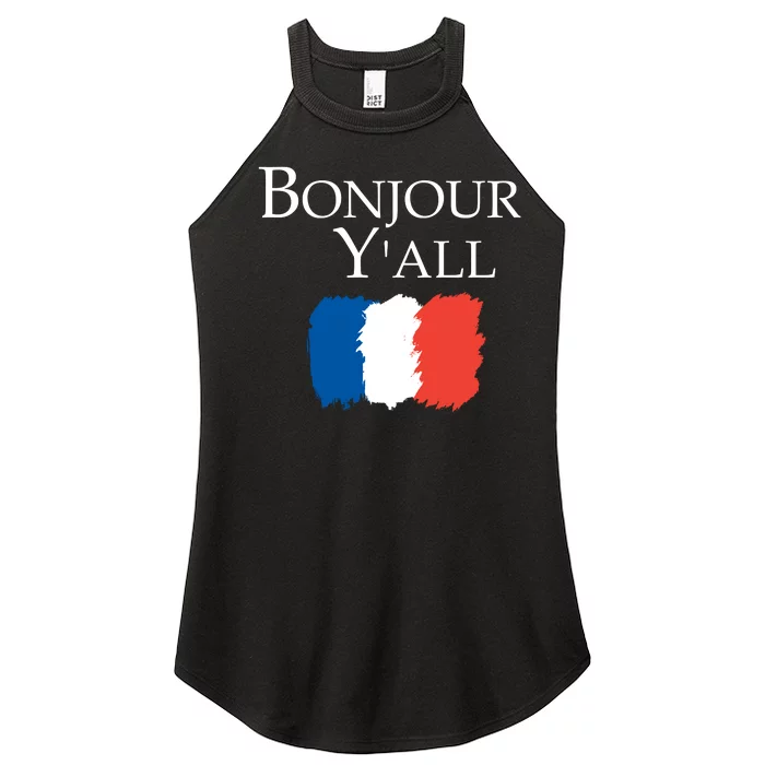 Bonjour Y'all French Parris Women’s Perfect Tri Rocker Tank