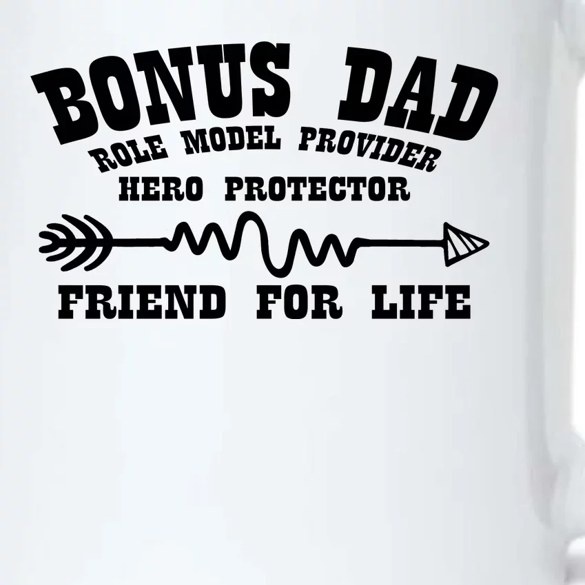 Bonus Dad Friend For Life Black Color Changing Mug