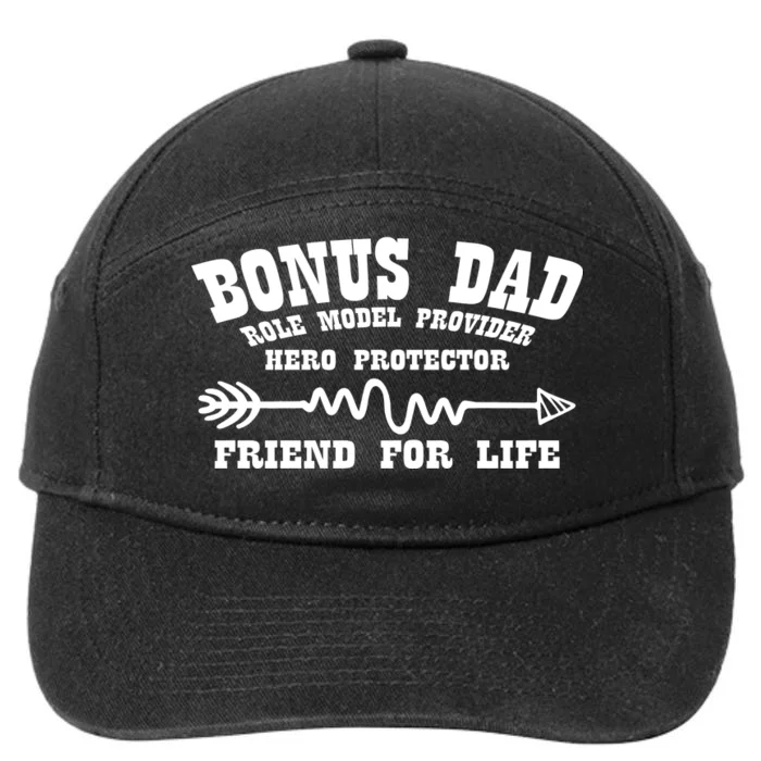 Bonus Dad Friend For Life 7-Panel Snapback Hat