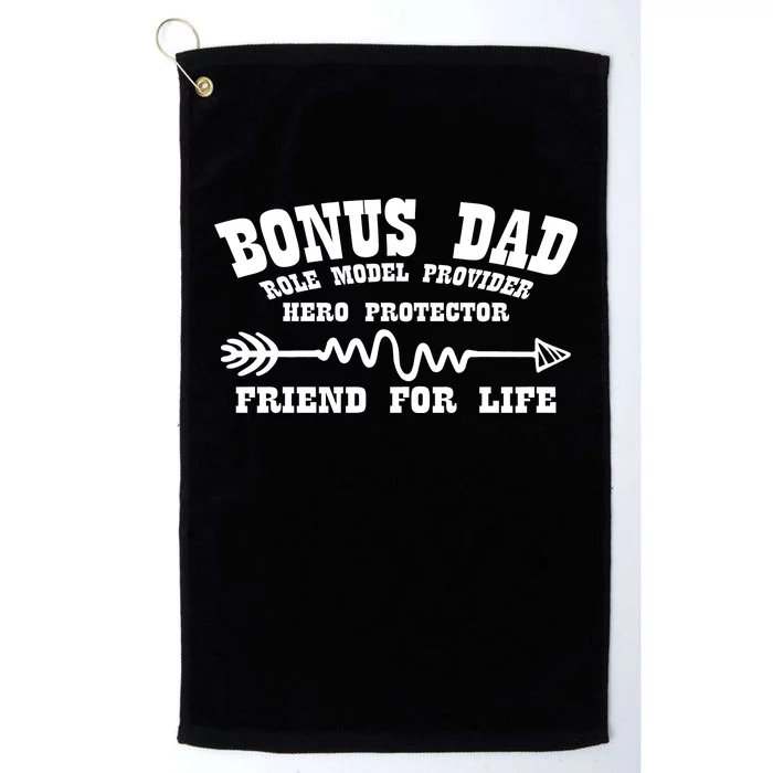 Bonus Dad Friend For Life Platinum Collection Golf Towel