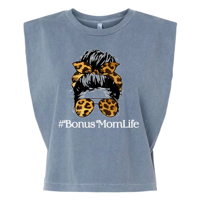 Bonus Mom Life Garment-Dyed Women's Muscle Tee