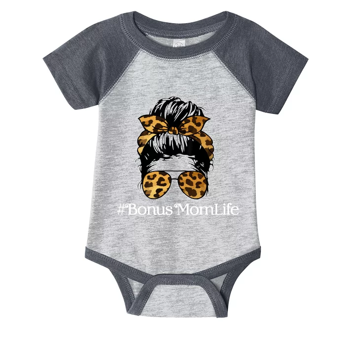 Bonus Mom Life Infant Baby Jersey Bodysuit