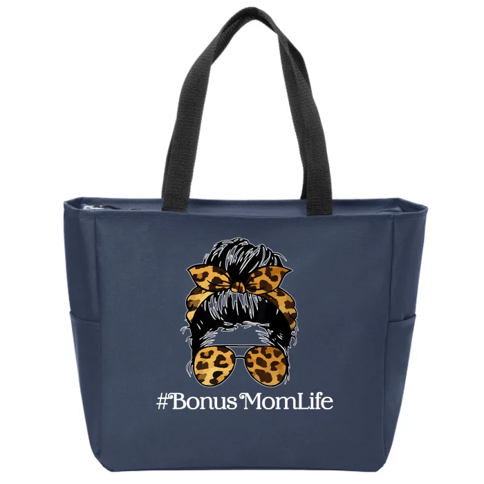 Bonus Mom Life Zip Tote Bag