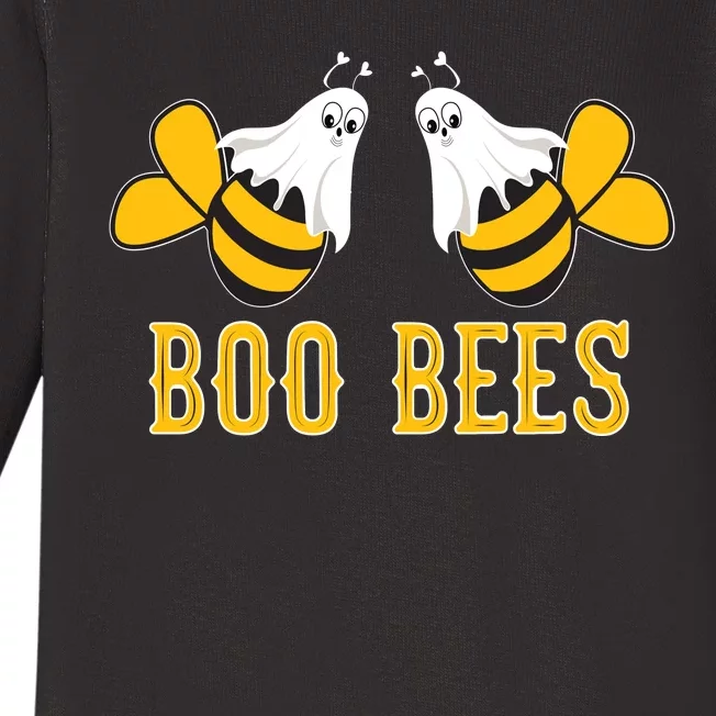 Boo Bees Funny Halloween Baby Long Sleeve Bodysuit