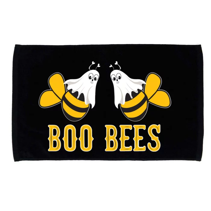 Boo Bees Funny Halloween Microfiber Hand Towel