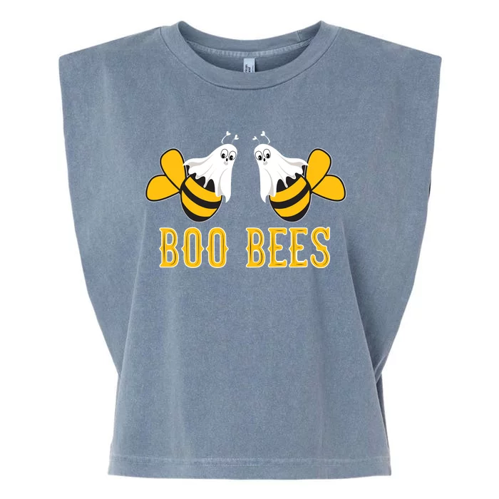 Boo Bees Funny Halloween Garment-Dyed Women's Muscle Tee