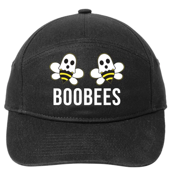 Boo Bees Halloween Boobees 7-Panel Snapback Hat