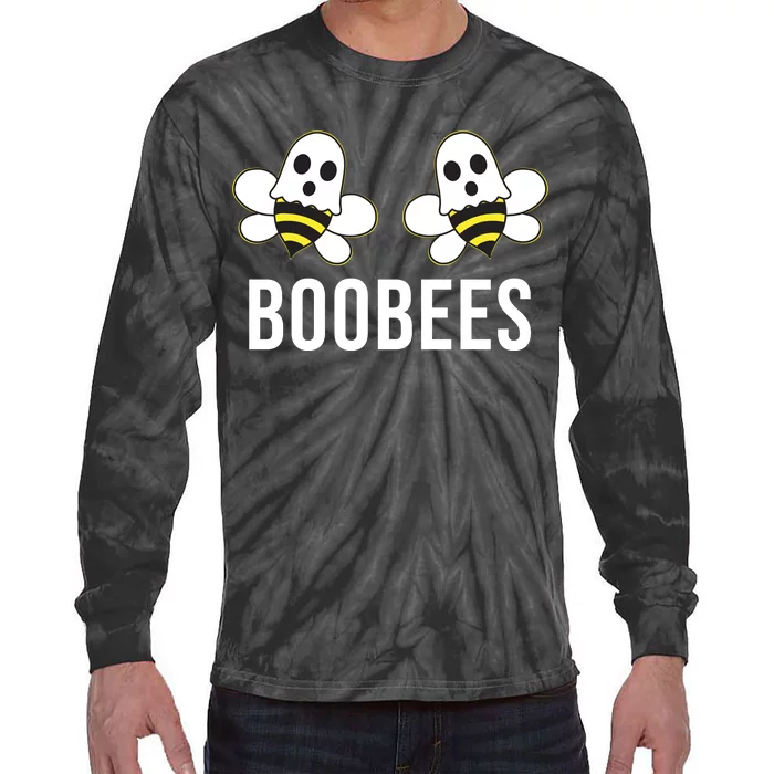 Boo Bees Halloween Boobees Tie-Dye Long Sleeve Shirt