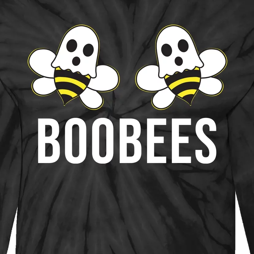 Boo Bees Halloween Boobees Tie-Dye Long Sleeve Shirt