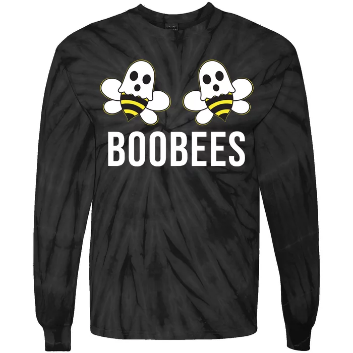 Boo Bees Halloween Boobees Tie-Dye Long Sleeve Shirt