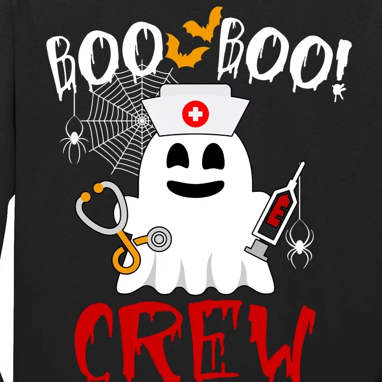 Boo Boo Crew Funny Cute Halloween Tall Long Sleeve T-Shirt