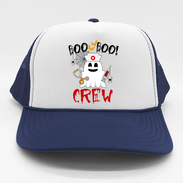 Boo Boo Crew Funny Cute Halloween Trucker Hat