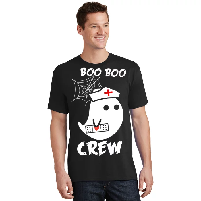 Boo Boo Crew Nurse Ghost Funny Halloween T-Shirt