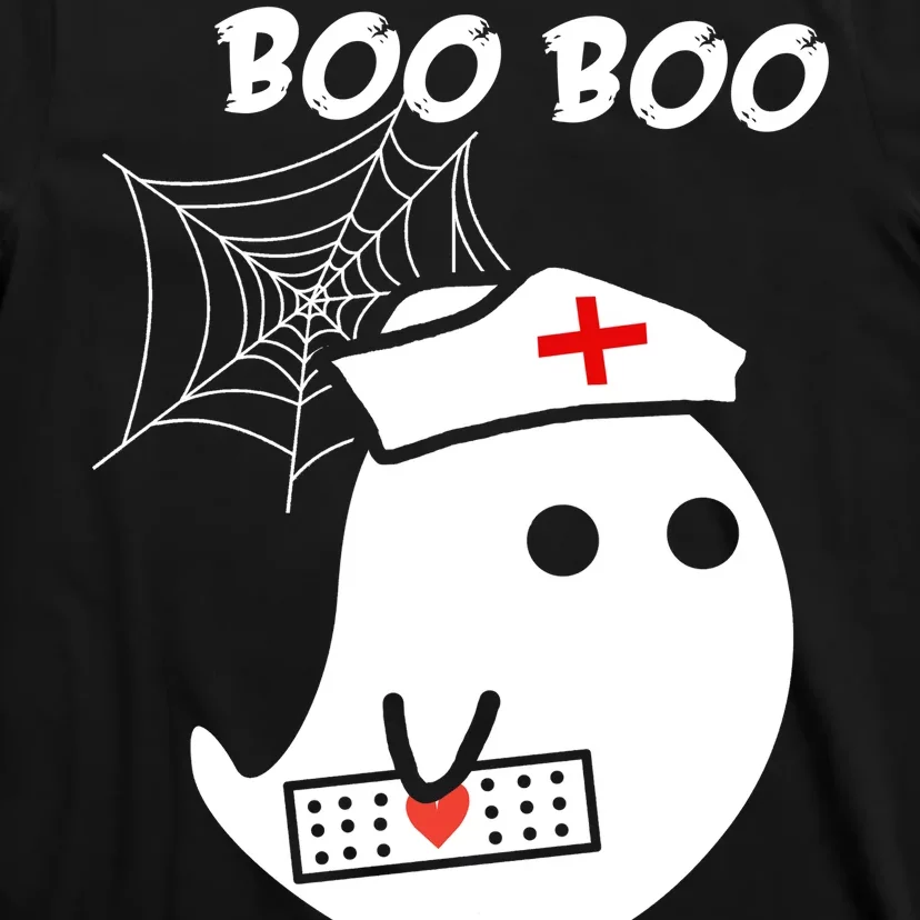 Boo Boo Crew Nurse Ghost Funny Halloween T-Shirt