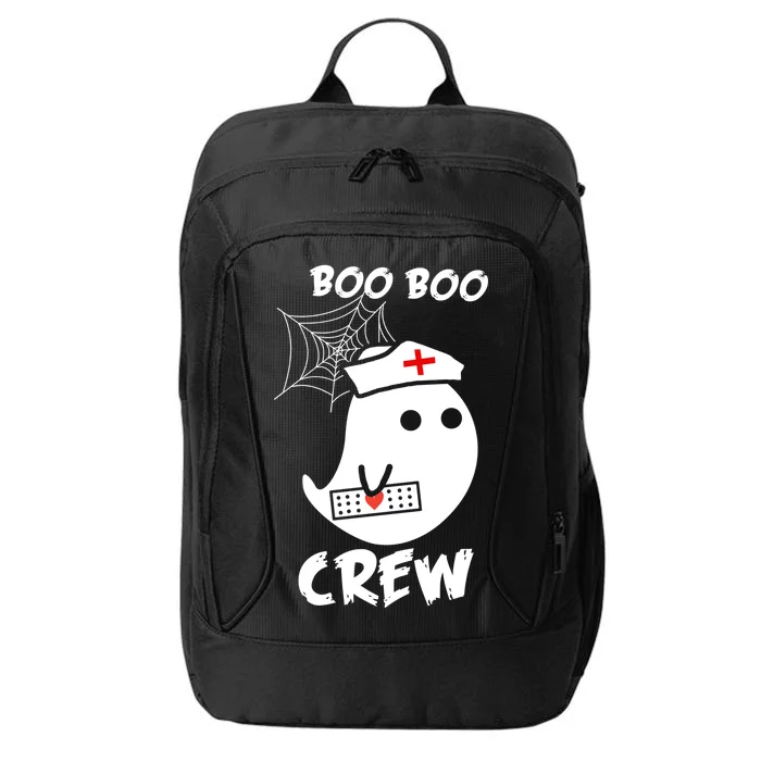 Boo Boo Crew Nurse Ghost Funny Halloween City Backpack