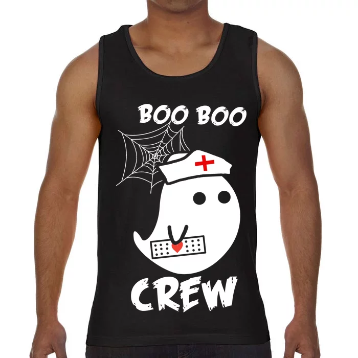 Boo Boo Crew Nurse Ghost Funny Halloween Comfort Colors® Tank Top