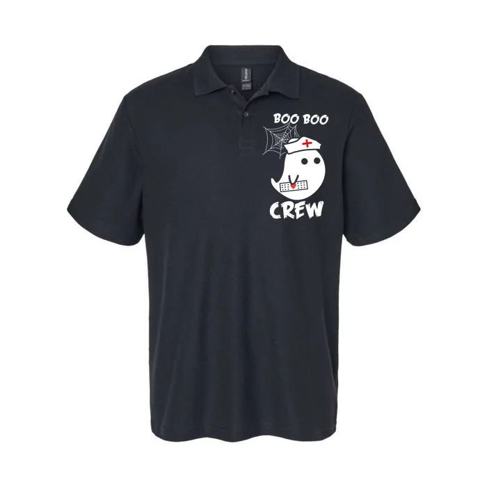 Boo Boo Crew Nurse Ghost Funny Halloween Softstyle Adult Sport Polo