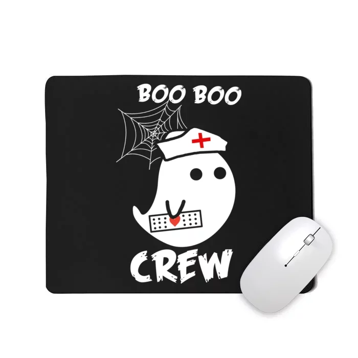 Boo Boo Crew Nurse Ghost Funny Halloween Mousepad