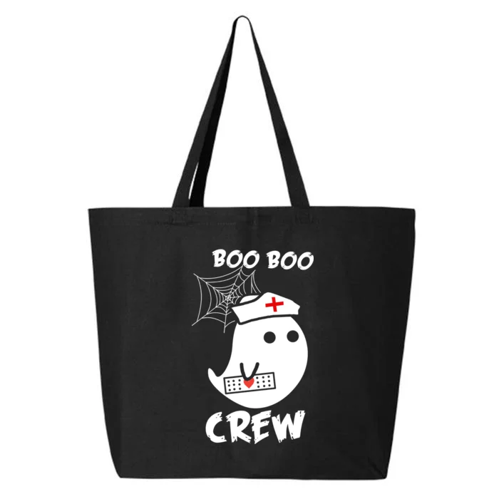 Boo Boo Crew Nurse Ghost Funny Halloween 25L Jumbo Tote