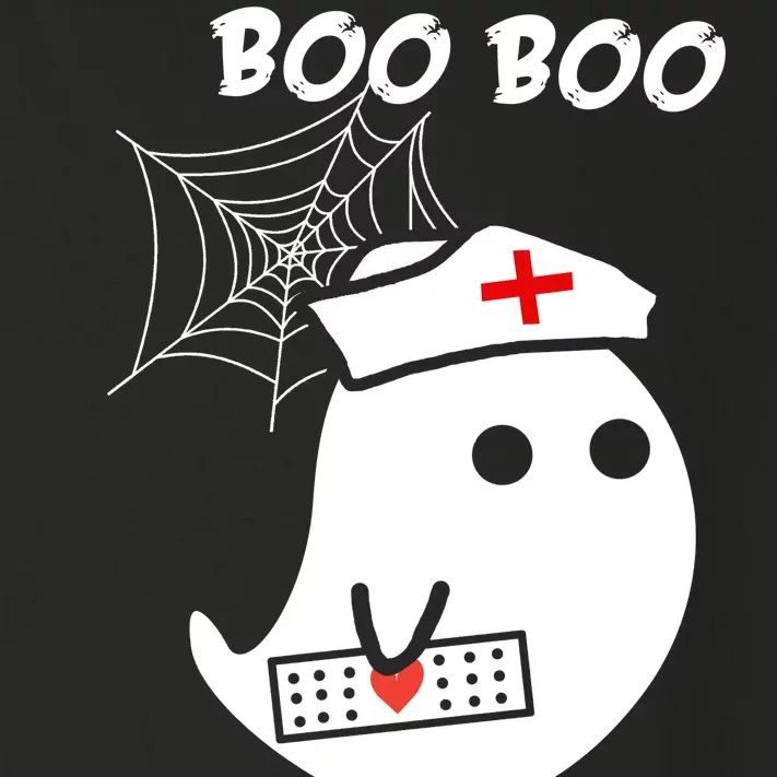 Boo Boo Crew Nurse Ghost Funny Halloween Toddler Long Sleeve Shirt