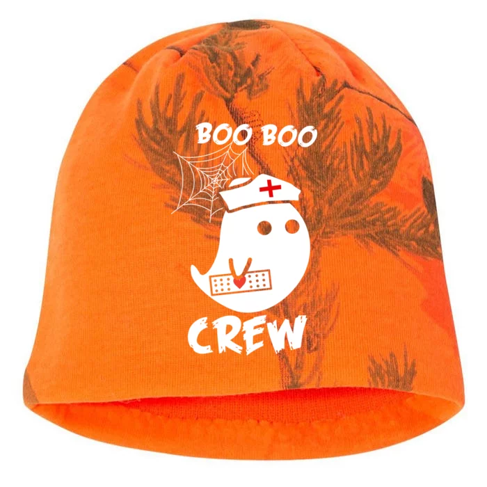 Boo Boo Crew Nurse Ghost Funny Halloween Kati - Camo Knit Beanie