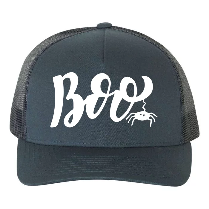 Boo Cut Spider Halloween Yupoong Adult 5-Panel Trucker Hat