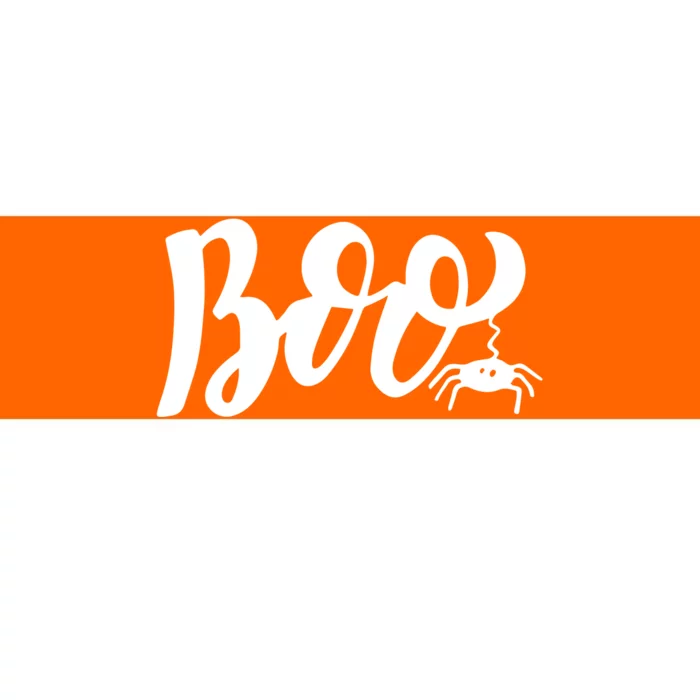 Boo Cut Spider Halloween Bumper Sticker