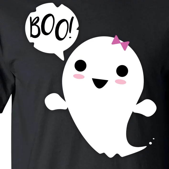 Boo Cute Halloween Girl Ghost Tall T-Shirt