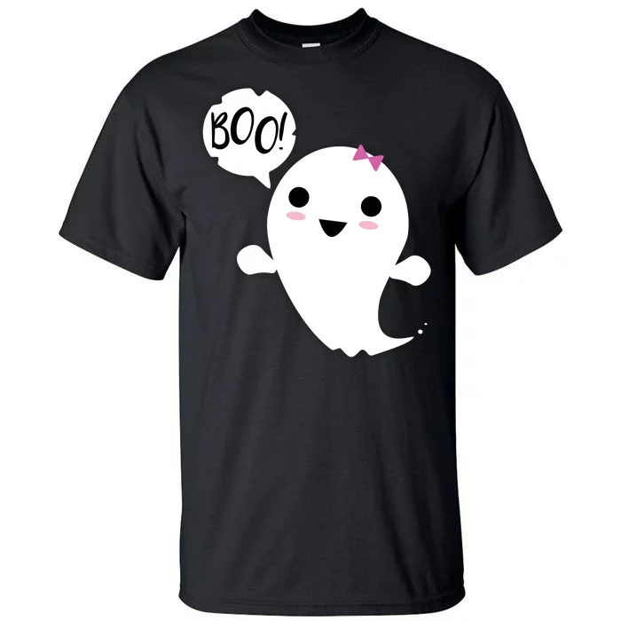 Boo Cute Halloween Girl Ghost Tall T-Shirt