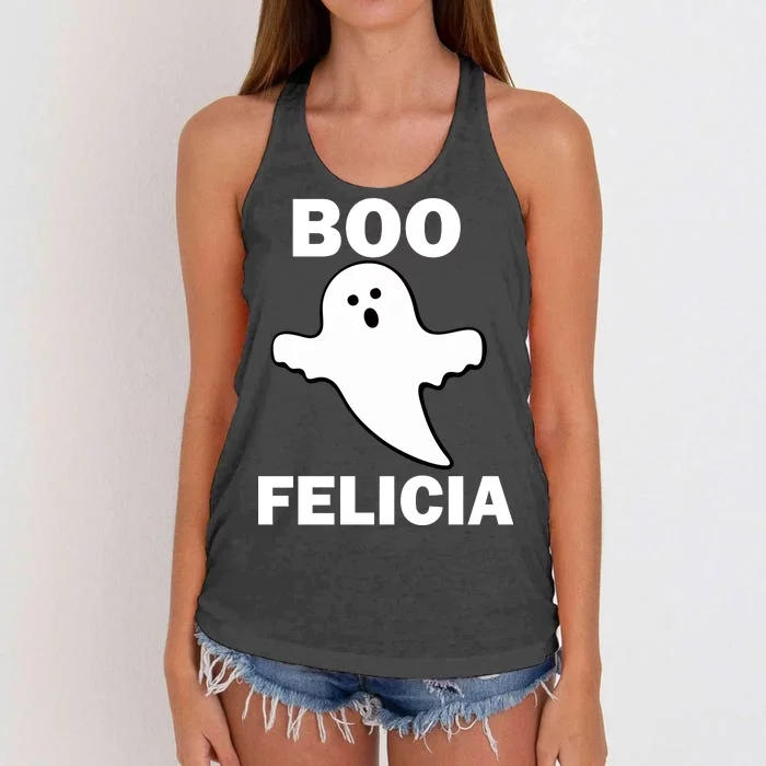 Boo Felicia Women's Knotted Racerback Tank