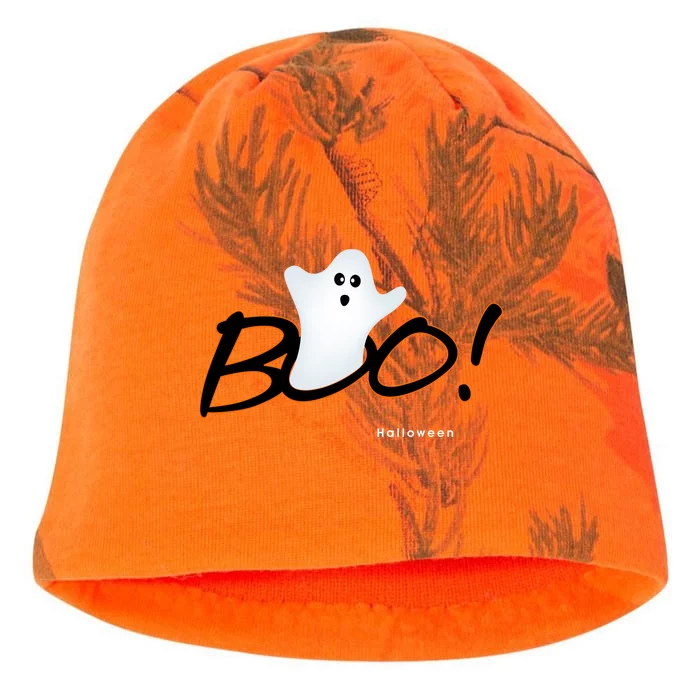 Boo Happy Halloween Ghost Kati - Camo Knit Beanie