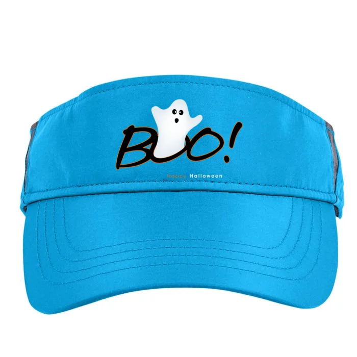 Boo Happy Halloween Ghost Adult Drive Performance Visor