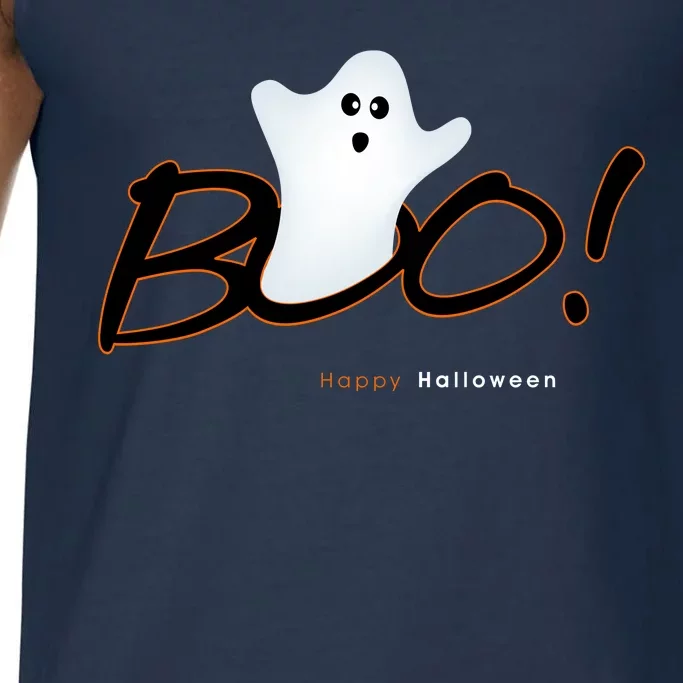 Boo Happy Halloween Ghost Comfort Colors® Tank Top