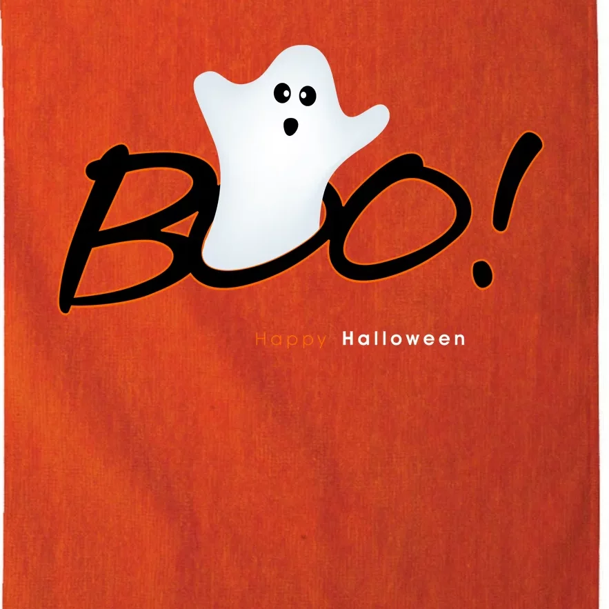 Boo Happy Halloween Ghost Platinum Collection Golf Towel