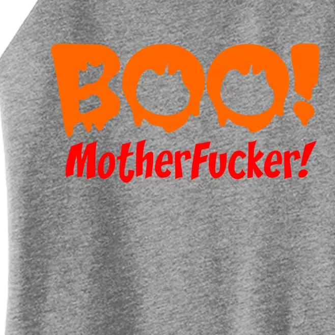 Boo Mother Fucker Women’s Perfect Tri Rocker Tank