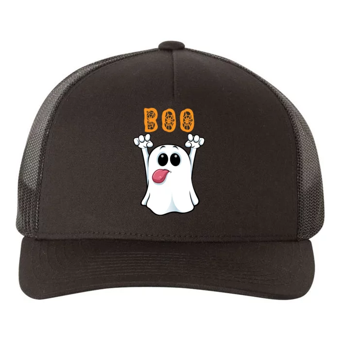 Boo Silly Ghost Yupoong Adult 5-Panel Trucker Hat