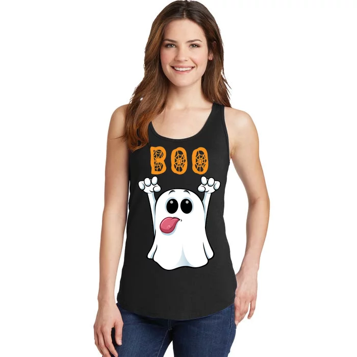 Boo Silly Ghost Ladies Essential Tank