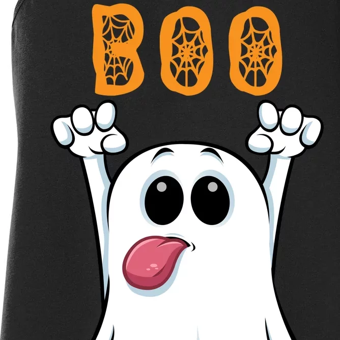 Boo Silly Ghost Women's Racerback Tank