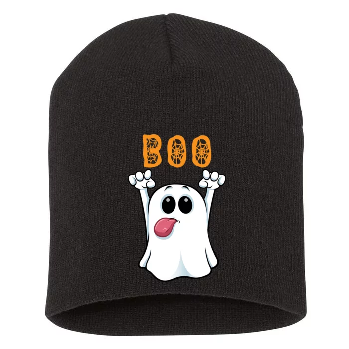 Boo Silly Ghost Short Acrylic Beanie