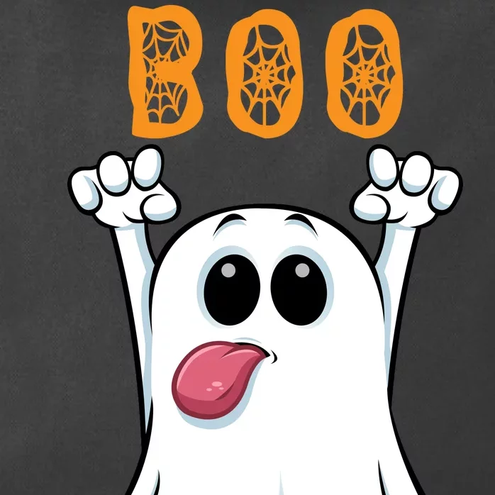 Boo Silly Ghost Zip Tote Bag