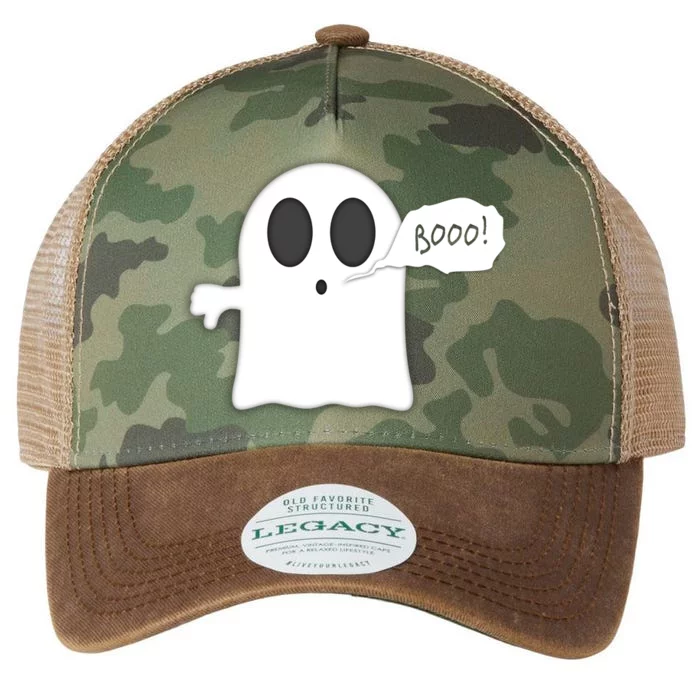 Boo Thumbs Down Ghost Legacy Tie Dye Trucker Hat