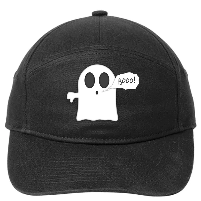 Boo Thumbs Down Ghost 7-Panel Snapback Hat