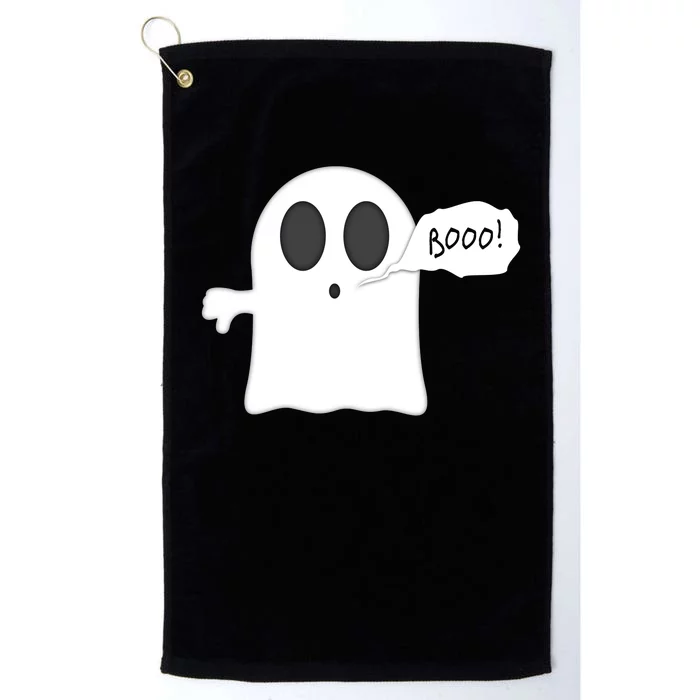 Boo Thumbs Down Ghost Platinum Collection Golf Towel