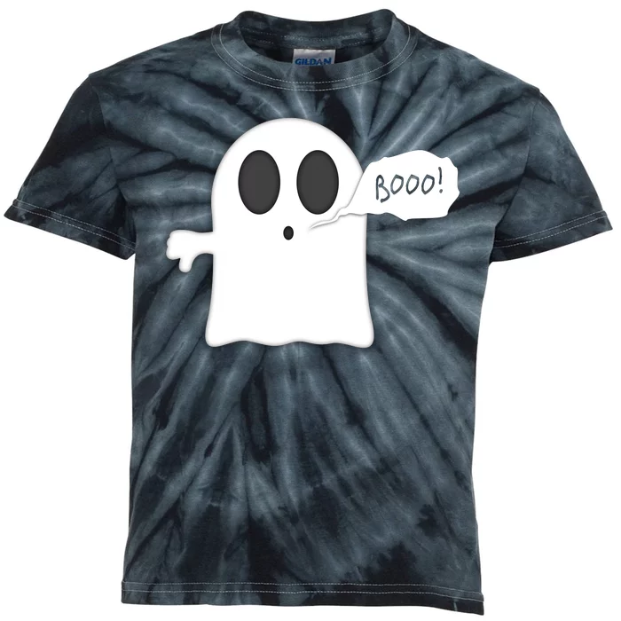 Boo Thumbs Down Ghost Kids Tie-Dye T-Shirt