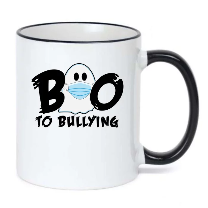 Boo To Bullying Quarantine Ghost Black Color Changing Mug