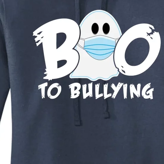 Boo To Bullying Quarantine Ghost Women's Pullover Hoodie