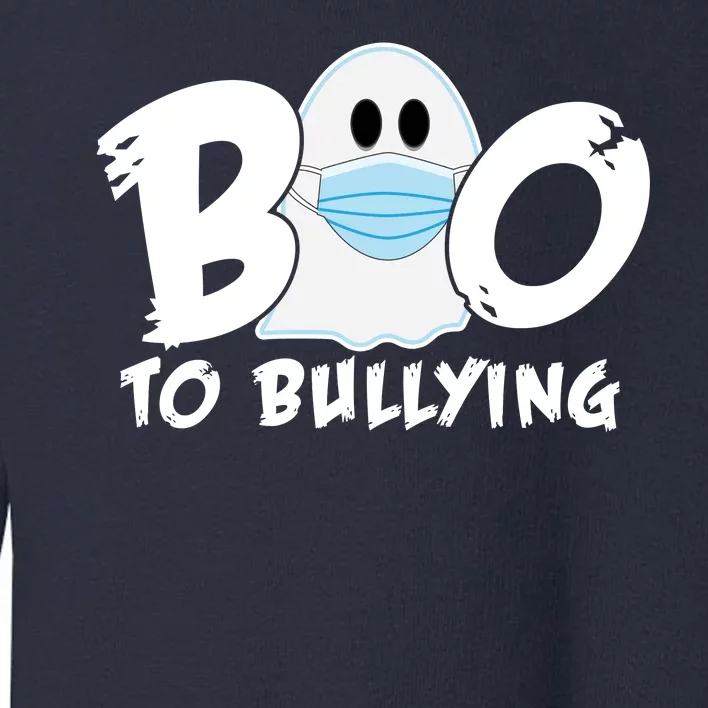 Boo To Bullying Quarantine Ghost Toddler Sweatshirt