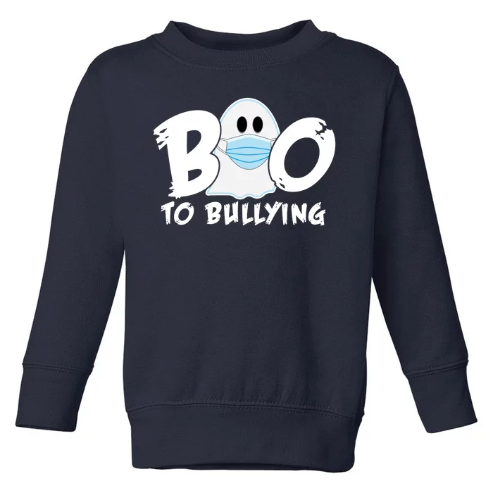 Boo To Bullying Quarantine Ghost Toddler Sweatshirt